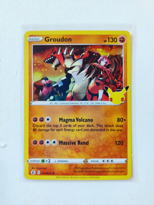 Groudon Holo Rare
