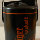 Jägermeister alkuperäinen jääpalasäiliö kahvalla + pihdit - pikkukuva 1