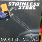 STAINLESS STEEL - MOLTEN METAL 2002 GER WHITE VINYL UUSI LP - pikkukuva 1