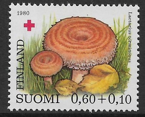 Punainen risti 0,60+0,10mk 1980 (LAPE 863) **