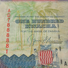 K100 BANK OF ZAMBIA  AD7888881 - pikkukuva 5
