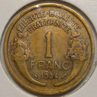 France. 1 franc 1934. - pikkukuva 2