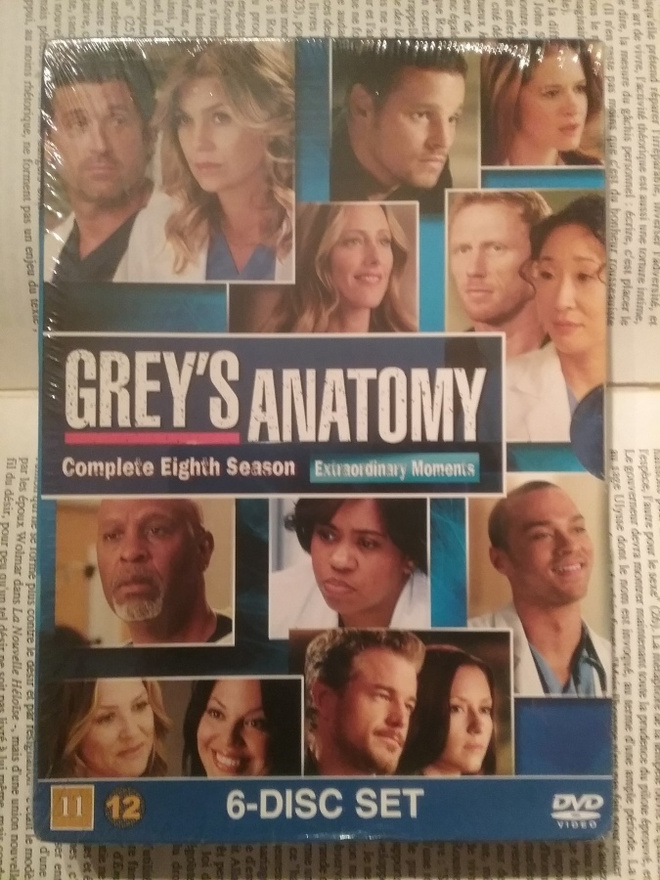 Greyn Anatomia: kausi 8 (UUSI DVD)