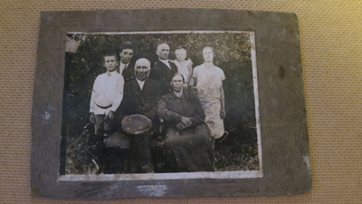 Vintage pahvivalokuva