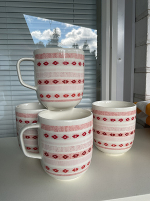 Iittala Tikki mukit 4 kpl, uudenveroiset