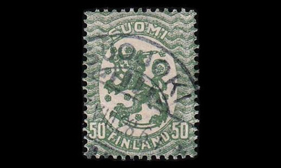 116BW1 o M-17 50p (14¼:14¾) W1 Suojoki x.VIII.28 (1925)