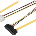 Bandridge Yhdistelmäkaapeli SATA + Molex - 7+15pin SATA, 1m - pikkukuva 3