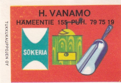 H. Vanamo. Hämeentie 155,  s108
