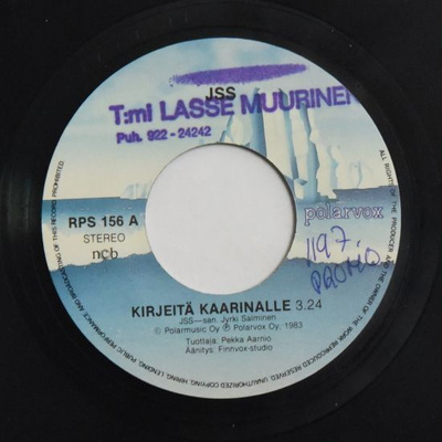 Single: JSS - Kirjeitä Kaarinalle / Me