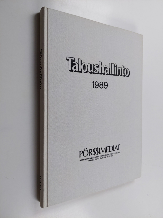 taloushallinto vuosikerta 1989 ((yhteensidottu))