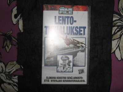 The war file:Lentotukialukset:Video/VHS