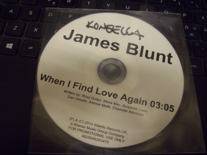 JAMES BLUNT: When I Find Love Again CDS ( Sis.postikulut )