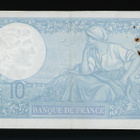 Ranska 10 Francs 26.10.1939, Minerve modifioitu, P-84 F+ - pikkukuva 2
