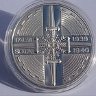 Talvisota 1939-1940 Hopeavärinen. Halkaisija - 37mm - pikkukuva 3
