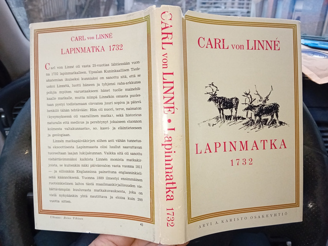 Carl von Linne  LAPINMATKA 1732 (Sis.postikulut)