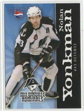 Nolan Yonkman 07-08 Milwaukee Admirals Team Issue Pepsi