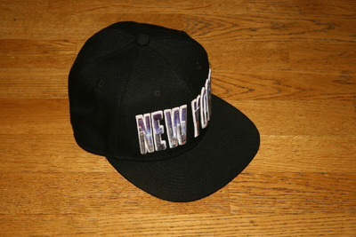 Keyone musta New York snapback lippis one size