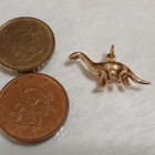 Hopea kullattu Dinosaur riipus 925 - pikkukuva 5