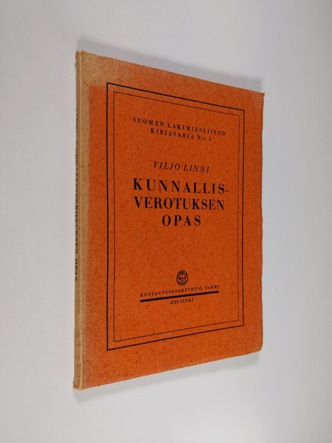 Viljo Linni : Kunnallisverotuksen opas