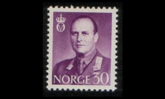 Norja 419 ** Olav V 30 öre (1958)