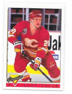 1993-94 Topps Premier #178 Gary Suter Calgary Flames