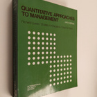 Richard I. Levin : Quantitative approaches to management - pikkukuva 1