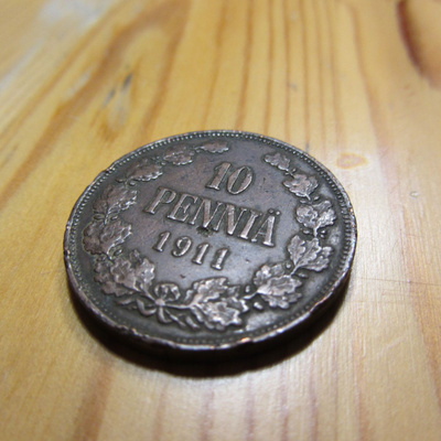 10 Penniä1911 mahd. kl 5