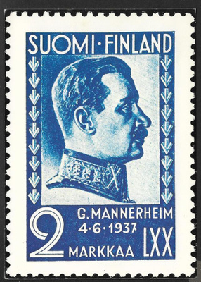Postimerkkikortti - Mannerheim