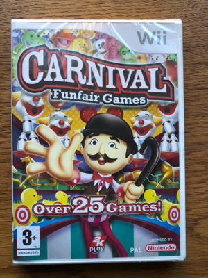 Wii: Carnival Funfair Games (uusi, avaamaton muoveissa)