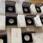 olympia 1896-1996 hopeasarja 10kpl 925 hopea - pikkukuva 2