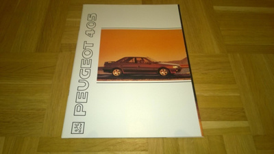Esite Peugeot 405, 1991