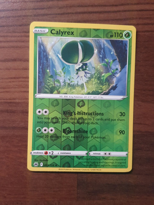 Pokemon Calyrex 017/159 reverse Holo rare