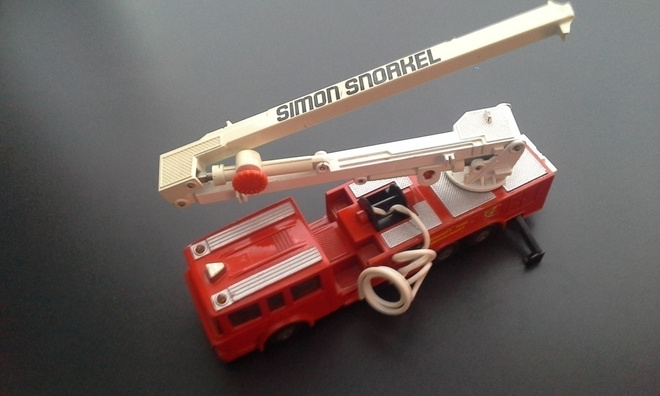 ERF Matchbox K-39 Skylift paloauto Lesney 1979  21 cm