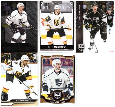 5 x ALEX MARTINEZ Kings, Golden Knights