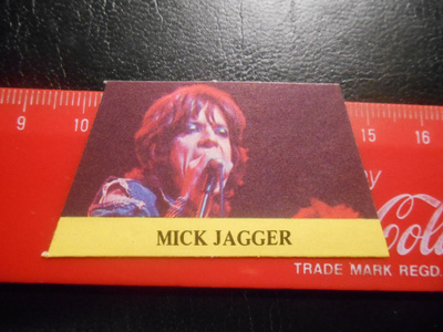 K13. Monty gum Pop Stars # MICK JAGGER
