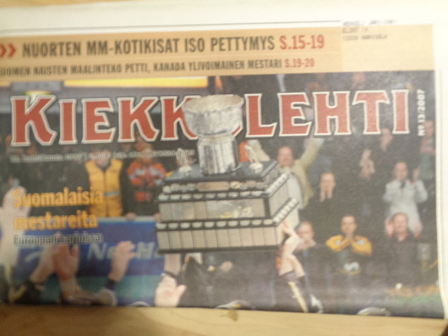 Kiekkolehti Nro 13/2007 (14.11)