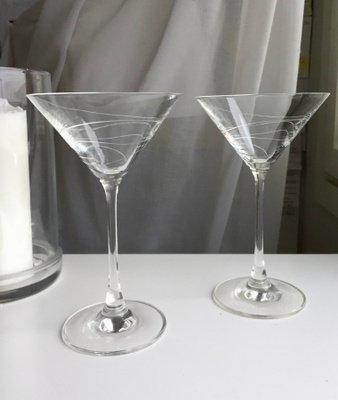 Stockmann martini-lasit (cocktail-lasit) 5 kpl kirkas lasi