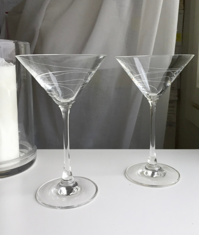 Stockmann martini-lasit (cocktail-lasit) 5 kpl kirkas lasi