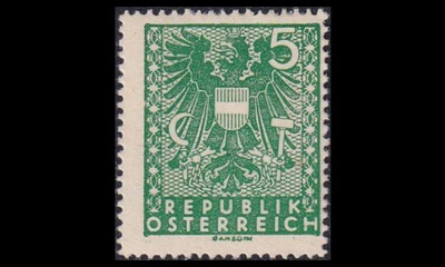 Itävalta 699 ** Käyttösarja vaakuna 5 Pfg (1945)