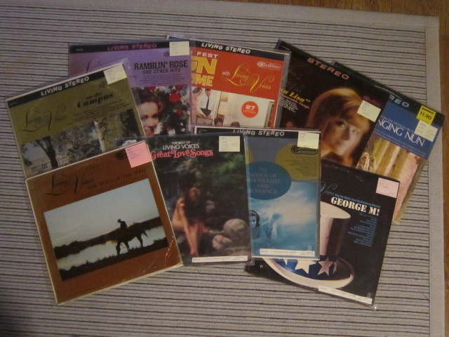 Living Voices LP 9 kpl Stage&Screen & soundtrack