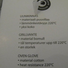 Uunikinnas patakinnas hopeanvärinen käyttämätön - pikkukuva 3