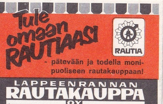 Lappeenranta, Lappeenrannan Rautakauppa Oy Rautia   b502