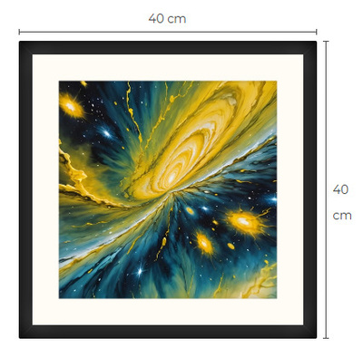 Uusi galaxi Sci-Fi Science Fiction art print taulu