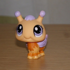 LITTLEST PET SHOP lila-oranssi MEHILÄINEN, AMPIAINEN #1307 - pikkukuva 1