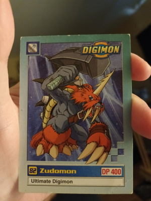 82 Zudomon 23 of 32 Ultimate Digimon 1999 Digimon CCG Card