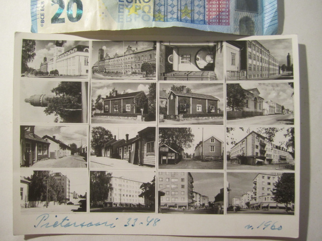 VANHA Postikortti Pietarsaari 1960-l Alkup.Mallikappale
