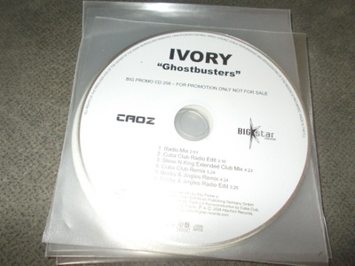 PROMO CDS IVORY ** GHOSTBUSTERS **