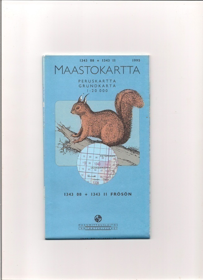 Maastokartta 1:20 000 Frösön