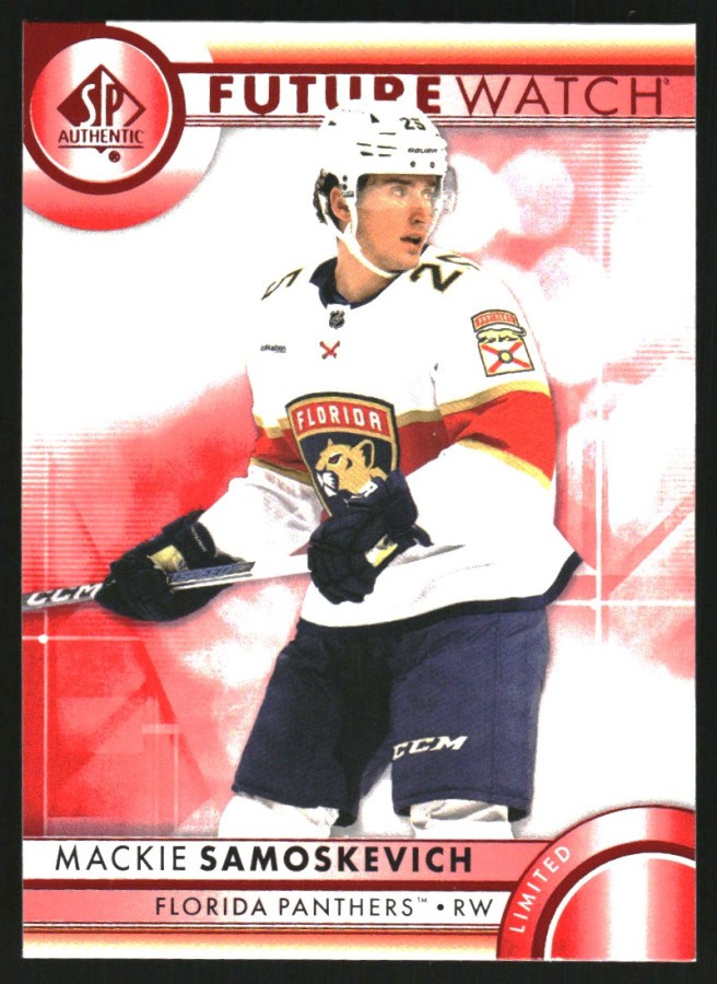 2023-24 SP Authentic Limited Red #154 Mackie Samoskevich FW