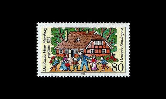 Saksa 1186 ** Das Rauhe Haus 150v, diakonia (1983)